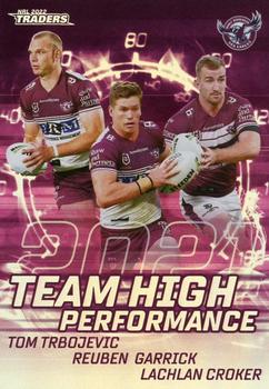 2022 NRL Traders - High Performance Team #HPT06 Manly-Warringah Sea Eagles Front